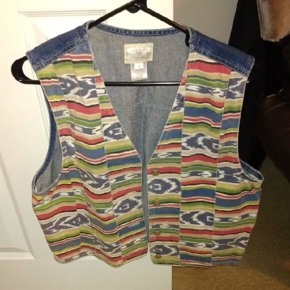 Susan Bristol Jackets & Blazers - Susan Bristol Multicolor Casual Vest